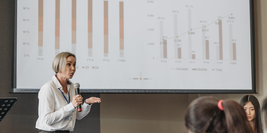 A creative split image showing a person on one side analyzing data on a laptop, while on the other side, a vibrant crowd at an event is depicted, highlighting the connection between audience engagement and data analysis. The contrast emphasizes the importance of understanding audience behavior.