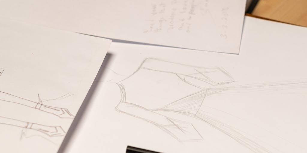 A creative illustration of a giant pencil and eraser, symbolizing the editing process, with a LinkedIn post draft floating above. The post draft shows a character limit indicator, emphasizing the importance of brevity in professional networking.