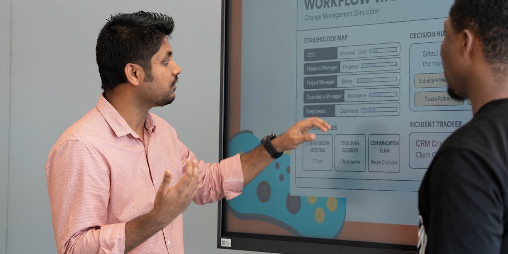 A split-screen image showing two professionals at their desks. On one side, a person is struggling with traditional sales methods, surrounded by piles of papers and a cluttered workspace. On the other side, a person is using LinkedIn Sales Navigator on a sleek laptop, with a clean and organized desk, showcasing a sense of ease and efficiency. The contrast highlights the benefits of using modern tools for sales.